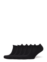 URBAN QUEST - The Bamboo Women Footies 5-Pack - Futbolo kojinės iki kulkšnių - Juoda