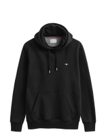 Gant - Reg Shield Hoodie - Džemperis - Juoda