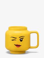 LEGO STORAGE - Lego Ceramic Mug Large Winking Girl - Puodelis - Geltona