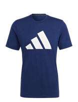 Adidas Performance - Tr-Es Fr Logo T - Marškinėliai trumpomis rankovėmis - Tamsiai mėlyna