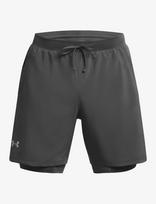 Under Armour - Ua Launch 7'' 2-In-1 Shorts - Sportiniai šortai - Pilka