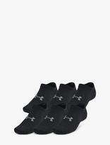 Under Armour - Ua Essential No Show 6Pk - Futbolo kojinės iki kulkšnių - Juoda