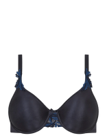 CHANTELLE - Hedona Covering Molded Bra - Pilnai dengianti liemenėlė - Tamsiai mėlyna