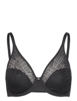 CHANTELLE - Emma Covering Molded Bra - Pilnai dengianti liemenėlė - Juoda