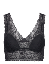 CHANTELLE - Floral Touch Wirefree Bra - Liemenėlė be lankelių - Juoda