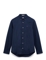 Gant - Slim Pinpoint Oxford Shirt - Laisvalaiko marškiniai - Tamsiai mėlyna