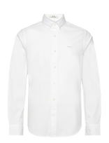 Gant - Slim Pinpoint Oxford Shirt - Laisvalaiko marškiniai - Balta