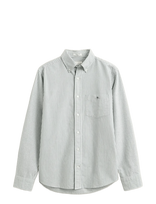 Gant - Reg Classic Oxford Stripe Shirt - Laisvalaiko marškiniai - Žalia