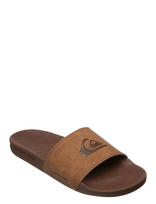 Quiksilver - Rivi Nubuck Slide - Baseino šlepetės - Ruda
