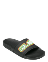 Quiksilver - Rivi Wordmark Slide Ii - Baseino šlepetės - Juoda