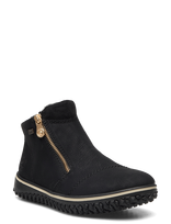Rieker - Rieker Ladies Short Boots Z4265-00 Black - Žieminiai batai - Juoda