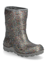 Mikk-line - Thermal Boot - Glitter - Aukšti guminiai batai - Marga / raštuota
