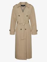 Vero Moda - Vmchloe Long Trenchcoat Ga Noos - Lietpaltis - Smėlio