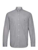 Gant - Reg Classic Poplin Banker Shirt - Laisvalaiko marškiniai - Juoda