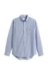 Gant - Reg Classic Poplin Banker Shirt - Laisvalaiko marškiniai - Mėlyna