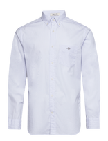 Gant - Reg Classic Poplin Banker Shirt - Laisvalaiko marškiniai - Mėlyna