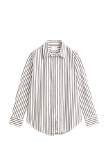 Gant - Rel Classic Poplin Striped Shirt - Marškinėliai ilgomis rankovėmis - Ruda