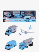 Majorette - Maersk 4 Pieces Giftpack - Sunkvežimis - Mėlyna