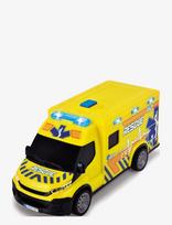 Dickie Toys - Iveco Daily Ambulance - Greitosios pagalbos automobilis - Geltona