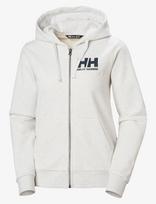 Helly Hansen - W Hh Logo Full Zip Hoodie 2.0 - Džemperis - Balta