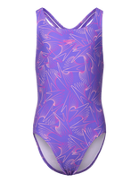 Speedo - Girls Hyperboom Allover Medalist - Maudymosi kostiumėlis - Violetinė