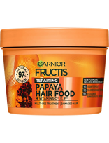 Garnier - Garnier Fructis Hair Food Papaya Hair Mask For Damaged Hair 400 Ml - Plaukų kaukė - Nude