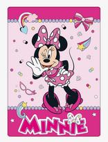 Minnie Mouse - Fleece - Minnie 1007 - 100X140 Cm - Antklodė ir lovatiesė - Marga / raštuota