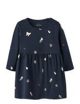 Name It - Nbfvandora Ls Dress Box - Suknelė ilgomis rankovėmis - Tamsiai mėlyna