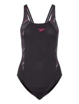 Speedo - Womens Hyperboom Splice Muscleback - Maudymosi kostiumėlis - Juoda