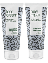 Australian Bodycare - Foot Care Duo - For Dry Feet & Cracked Heels - Pėdų kremas - Nude
