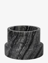 Mette Ditmer - Marble Block Candleholder, Tall - Žvakidė - Juoda