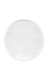 Marimekko Home - Unikko Plate 20Cm - Vakarienės lėkštės - Balta
