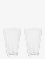 OYOY Living Design - Yuka Groove Glass - Pack Of 2 - Stiklinė vandeniui - Nude