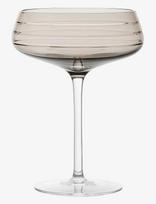 LOUISE ROE - Champagne Coupe Triple Cut - Šampano taurės - Pilka