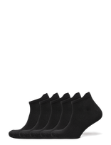 ZEBDIA - 5-Pk Ancle Running Socks - Futbolo kojinės iki kulkšnių - Juoda