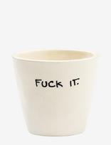 Anna + Nina - Fuck It Espresso Cup - Espreso puodelis - Kreminė spalva
