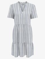 ONLY - Onltiri-Caro S/S V-Neck Lin Dress Cc Pnt - Trumpa suknelė - Mėlyna
