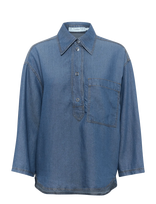 InWear - Philipaiw Shirt - Džinsiniai marškiniai - Mėlyna