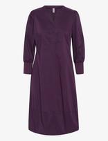 Culture - Cuantoinett 3/4 Sleeve Dress - Iki kelių ir midi suknelės - Violetinė