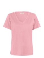 Cream - Crnaia Deep V-Neck T-Shirt - Marškinėliai trumpomis rankovėmis - Rožinė