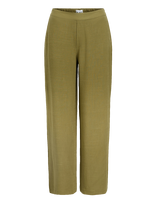 Object - Objsanne Aline Wide Pant Noos - Plačios kelnės - Chaki spalva