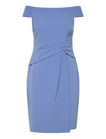 Lauren Ralph Lauren - Plshd Crepe-Cocktail Dress - Trumpa suknelė - Mėlyna