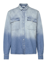 H2O Fagerholt - Dip Dye Cowgirl Shirt - Džinsiniai marškiniai - Mėlyna