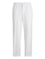 Jack & Jones - Jpstkarl Lawrence Linen Chino Sn - Lininės kelnės - Balta
