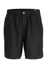 Jack & Jones - Jpstbill Lawrence Linen Shorts Srt Ln - Laisvalaiko marškiniai - Juoda