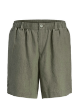 Jack & Jones - Jpstbill Lawrence Linen Shorts Srt Ln - Laisvalaiko marškiniai - Žalia