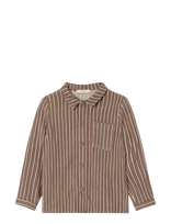 Fliink - Elmo Ls Shirt - Ilgarankoviai marškiniai - Ruda
