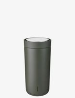 Stelton - To Go Click Termokop 0.4 L. Soft Dark Forest - Termosinis puodelis - Žalia