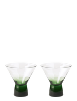 Broste Copenhagen - Konus Cocktailglas - Kokteilių taurė - Žalia