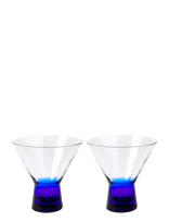 Broste Copenhagen - Konus Cocktailglas - Kokteilių taurė - Mėlyna